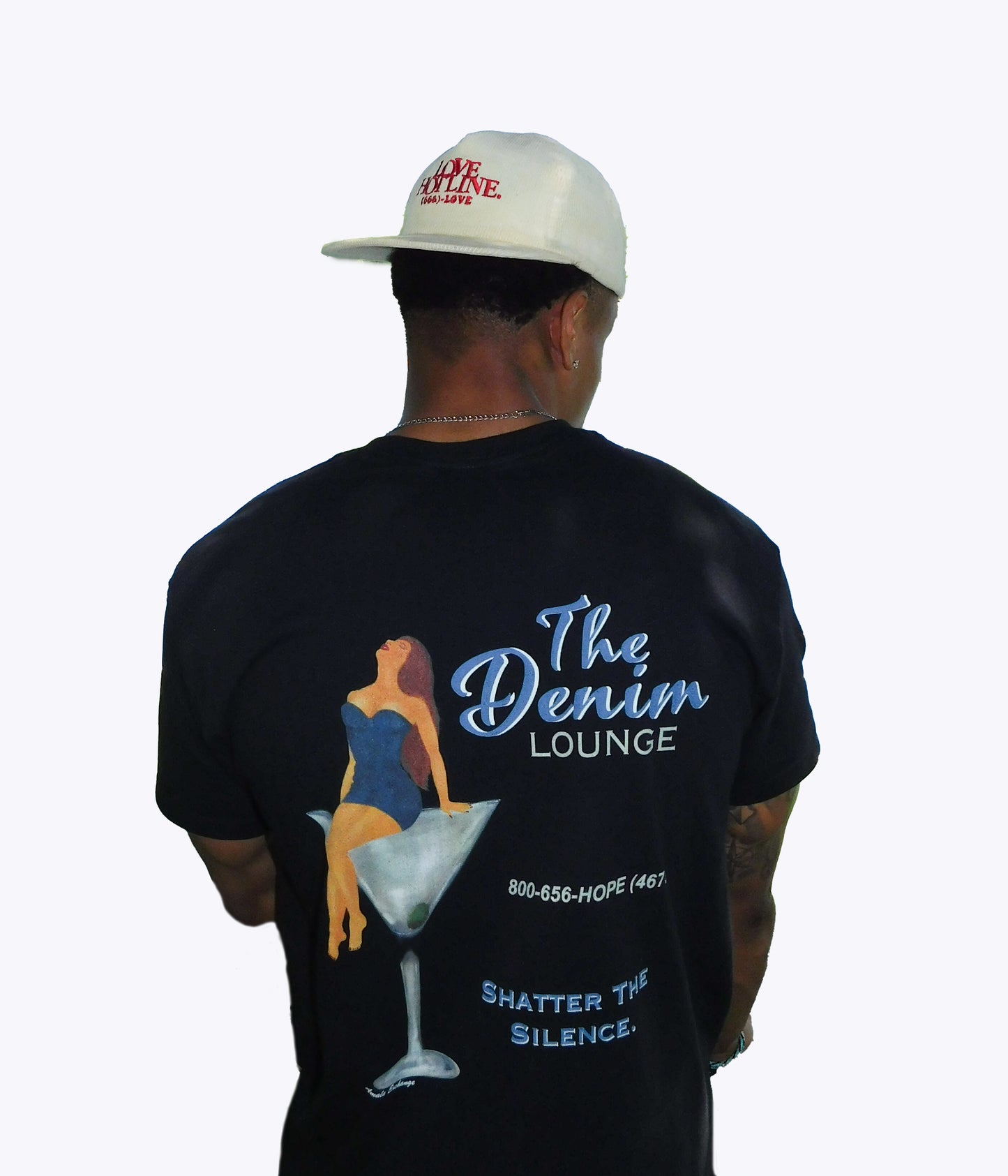The Denim Lounge Tee - Black